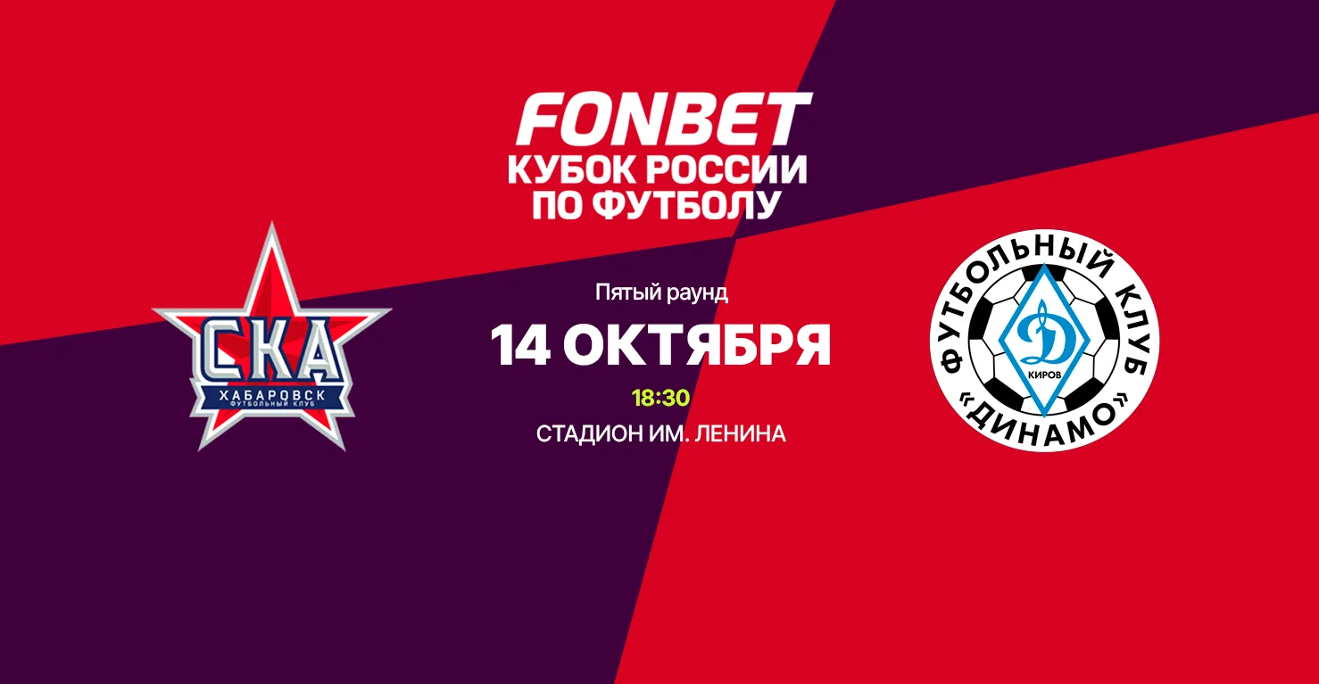 Игра 5 раунда Пути регионов FONBET Кубка России состоится 14 октября